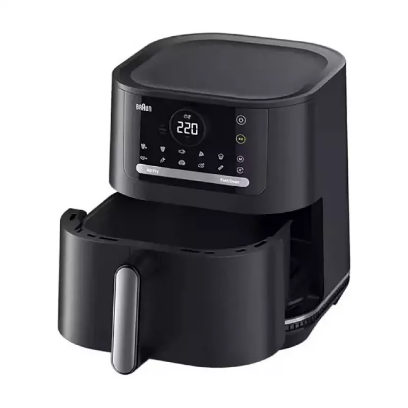 Fritadeira de ar quente 2 em 1 Braun Household MultiFry 5 HF 5054I (preto, 2000 W, cesto 6,0 L)