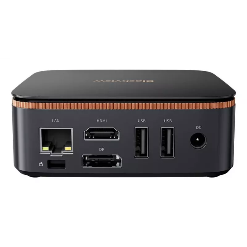 Mini PC Blackview MP20 AMD Ryzen 3 3300U 8GB DDR4 256GB NVMe SSD Windows 11 Pro preto