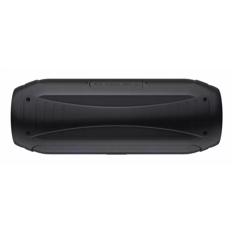 Coluna portátil Bluetooth para festas Denver BTG-618 200W com luzes LED, preta