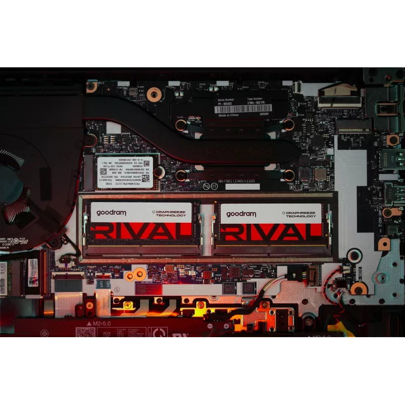 Memória para portátil GOODRAM DDR5 Rival SODIMM 64GB (2x32GB) CL40 5600MHz