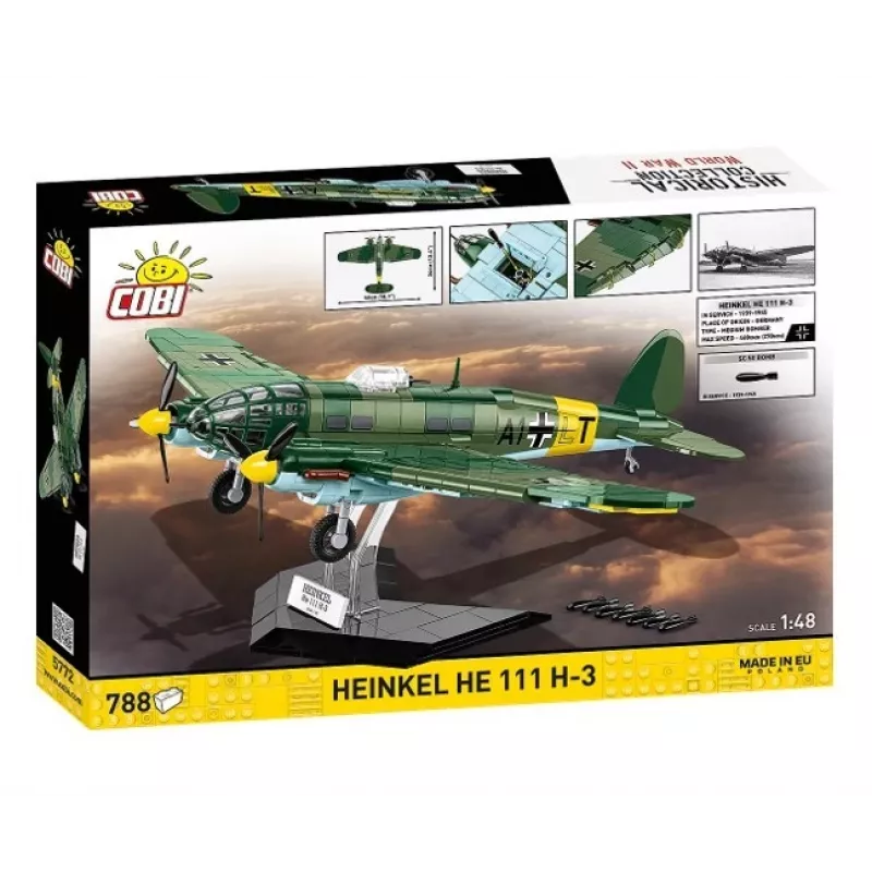 Blocos de construção COBI Heinkel HE 111 H-3 788 peças