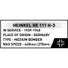 Blocos de construção COBI Heinkel HE 111 H-3 788 peças