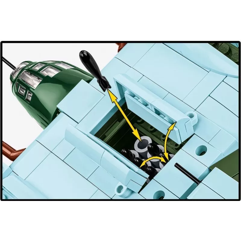 Blocos de construção COBI Heinkel HE 111 H-3 788 peças