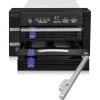ICY BOX FatCage 2x 2.5/3.5 SATA HDD/SSD RAID 1 em baía 5.25 preto/prateado