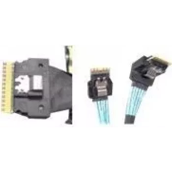 Kit de cabos Intel 2U 1x SlimSAS para 1x SlimSAS (reto) 1x SFF8654 8i para 1x SFF-8654 8i