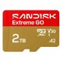 Cartão de memória SanDisk Extreme Go microSD UHS-I 2TB 240MB/s