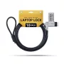 StarTech.com UDUOKA10-LAPTOP-LOCK pack de 10 fechadura para portátil 3 em 1 - fechadura de segurança com cabo de combinação/chave igual - proteção antifurto - preto e prateado - 2 m - conforme TAA