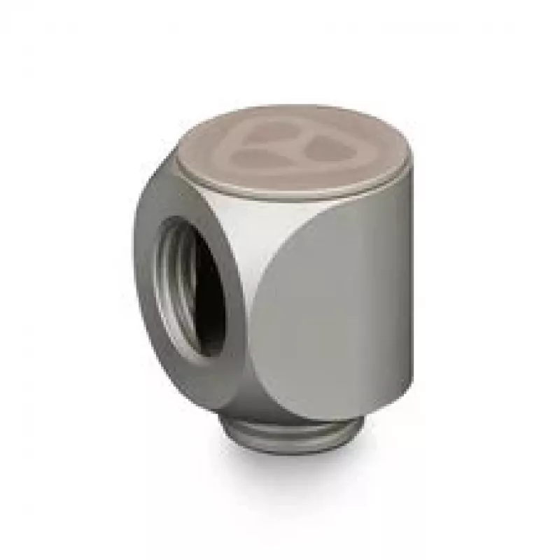 Racor giratório Thermal Grizzly DeltaMate - 90°, níquel mate, pack de 6