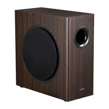 Subwoofer ativo Edifier T5s madeira (castanho) - 70W RMS, woofer de 8