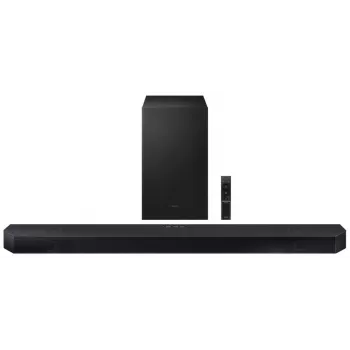 Barra de som Samsung HW-Q600H 3.1.2 canais com subwoofer sem fios, Dolby Atmos, DTS:X, Bluetooth, Preto