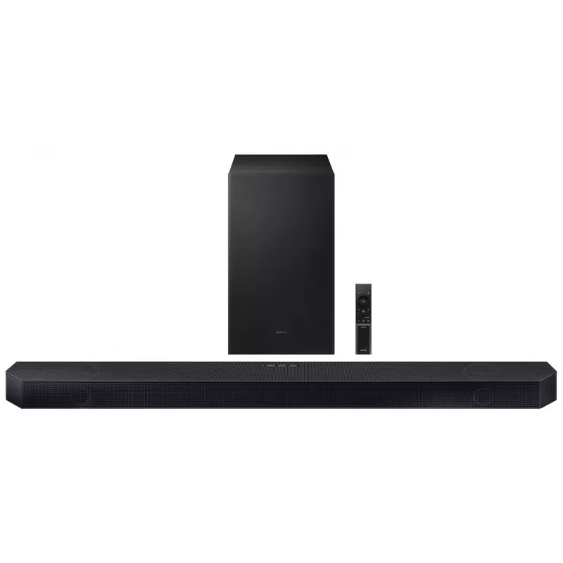 Barra de som Samsung HW-Q600H 3.1.2 canais com subwoofer sem fios, Dolby Atmos, DTS:X, Bluetooth, Preto
