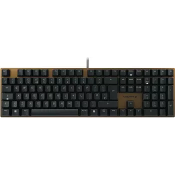 Teclado mecânico com fios CHERRY KC 200 MX USB QWERTY UK Preto/Bronze CHERRY MX2A Brown