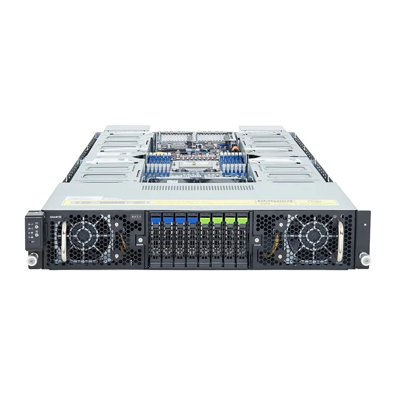 Servidor rack Gigabyte G294-Z21-AAP2 2U, Single Socket SP5, AMD EPYC 9004, 12x DDR5, 8x PCIe Gen5, 2x 2200W Redundant PSU