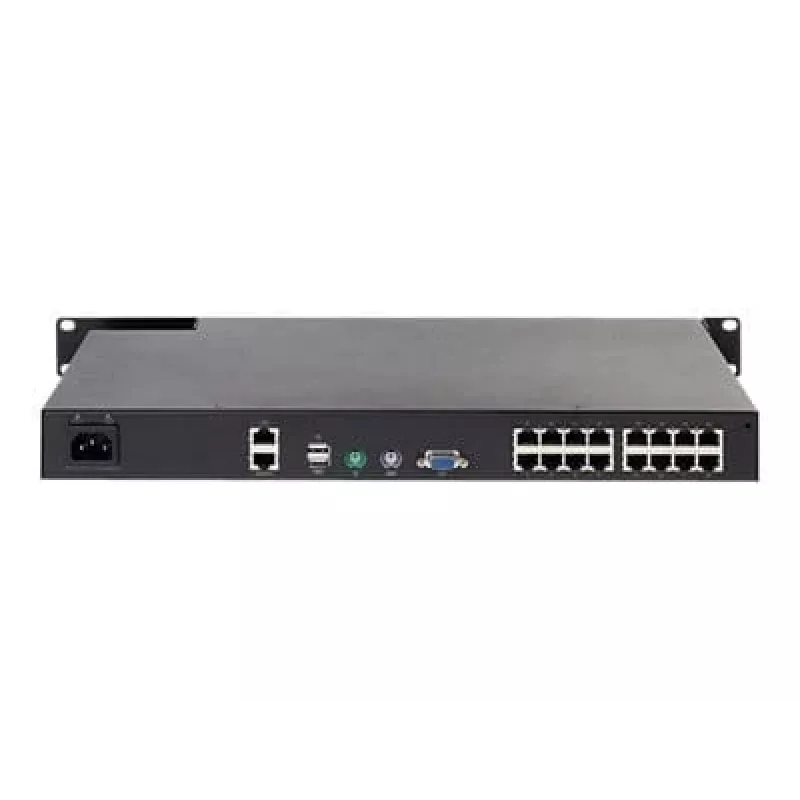 Comutador KVM APC KVM1116R - 1 utilizador local, 16 portas, VGA, USB, montagem em rack 1U