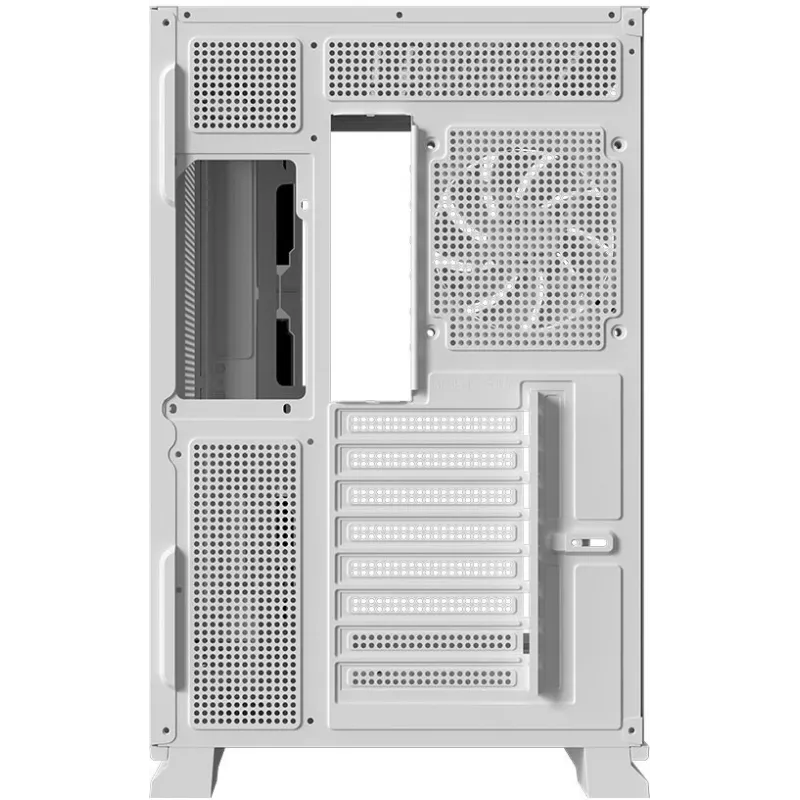 Caixa de PC mid-tower Krux Atron White com vidro temperado