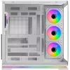 Caixa de PC mid-tower Krux Atron White com vidro temperado