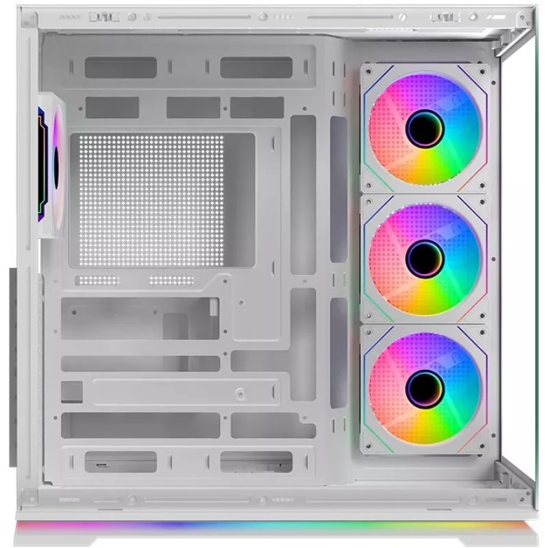 Caixa de PC mid-tower Krux Atron White com vidro temperado