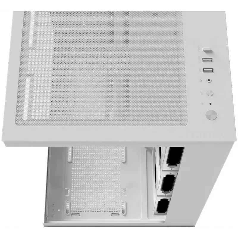 Caixa de PC mid-tower Krux Atron White com vidro temperado