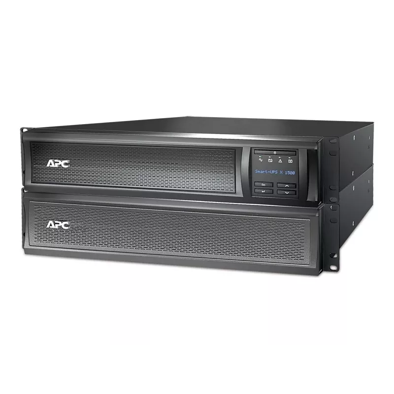 UPS APC Smart-UPS X SMX1500RM2UC 1500VA 1200W line-interactive, rack/tower 2U, LCD, porta SmartConnect, 8 tomadas