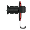 Suporte de telemóvel para grelha de ventilação do automóvel Baseus Metal Age II Gravity - preto