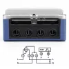Contador de energia eletrónico monofásico Qoltec 230V 5(60)A LCD