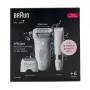 Depiladora Braun Silk-épil 7 7-441 - prateado/branco - 40 pinças - MicroGrip - 0,5 mm - recarregável - bateria integrada