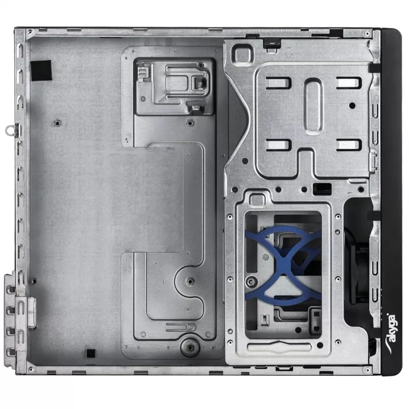 Caixa de PC SFF Akyga AK-502-02BK, Micro-ATX / Mini-ITX, 2x USB 3.0, sem fonte de alimentação, preta