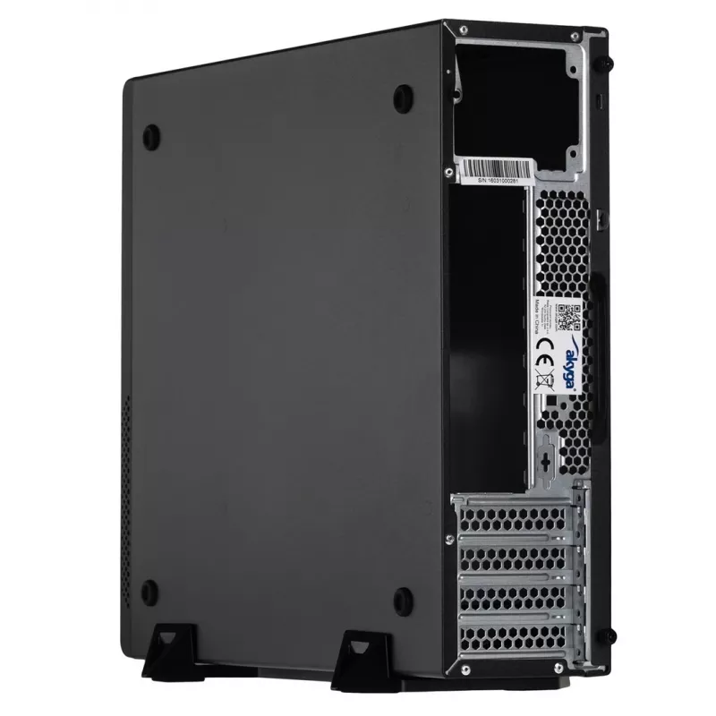 Caixa de PC SFF Akyga AK-502-02BK, Micro-ATX / Mini-ITX, 2x USB 3.0, sem fonte de alimentação, preta