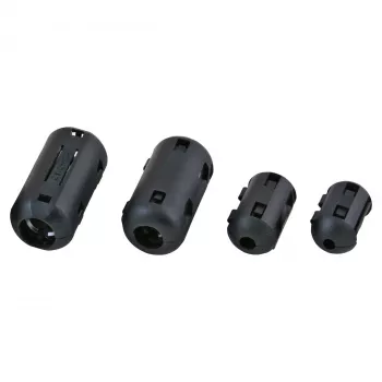 Núcleo de ferrite EFB Elektronik 5,0 mm preto redondo