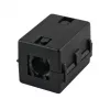 Núcleo de ferrite EFB Elektronik 10,0 mm preto quadrado