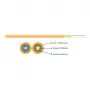 EFB-ELEKTRONIK Cabo de patch I-V(ZN)H 2x1E 9/125µm OS2 Monomodo Duplex Zipcord, LSZH, amarelo, 2,8x5,7mm