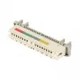EFB-Elektronik Régua de separação LSA 2/10 para 10DA para montagem em barras redondas, sem código de cores (46005.2)