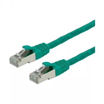 VALUE Cabo de patch Cat.6 Class E S/FTP PiMF LSOH verde 1,5m
