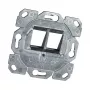 EFB Elektronik ET-25111K Moldura de superfície 1-Port para módulos Keystone branco puro RAL 9010