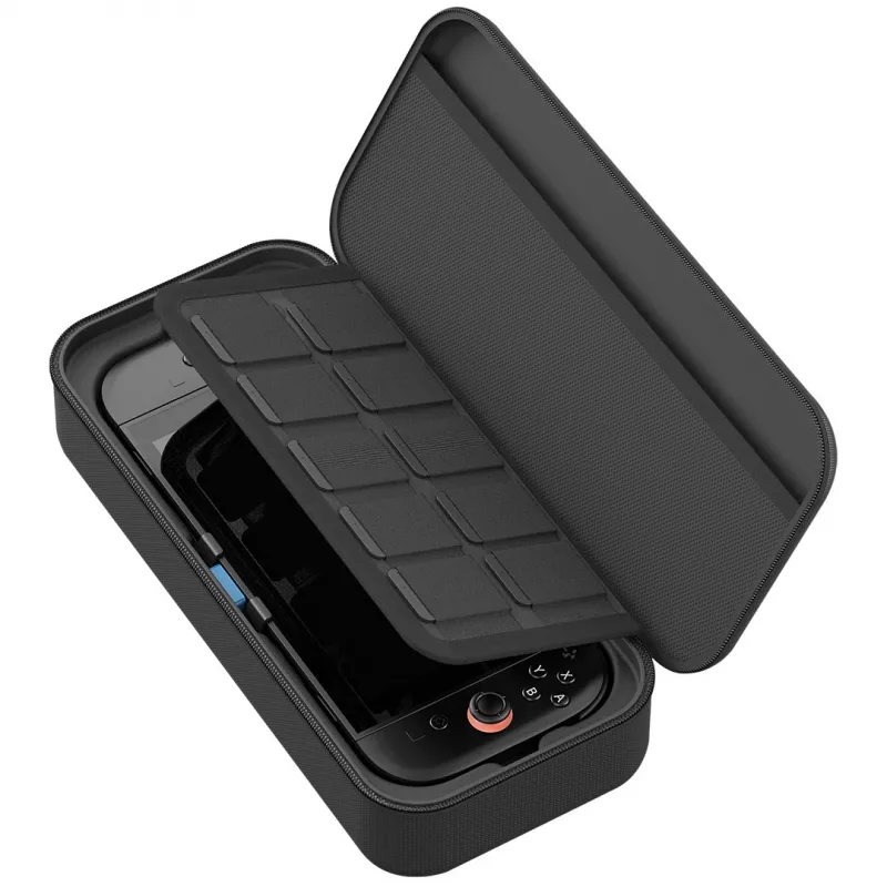 Venom Charging Case para Nintendo Switch 2 - Estojo rígido com powerbank de 10.000 mAh, preto