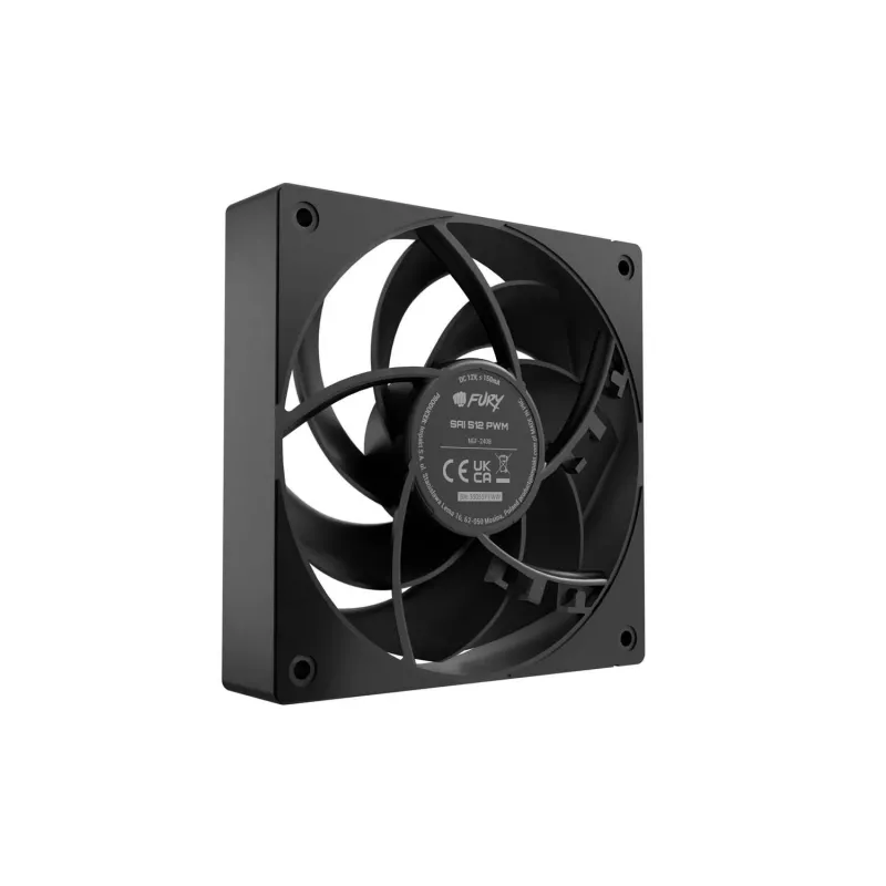 Fury SAI S12 PWM Preto Conjunto de 3 ventoinhas de 120mm