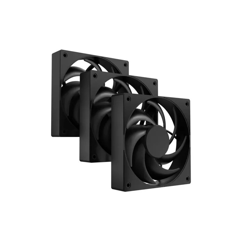 Fury SAI S12 PWM Preto Conjunto de 3 ventoinhas de 120mm