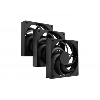 Fury SAI S12 PWM Preto Conjunto de 3 ventoinhas de 120mm