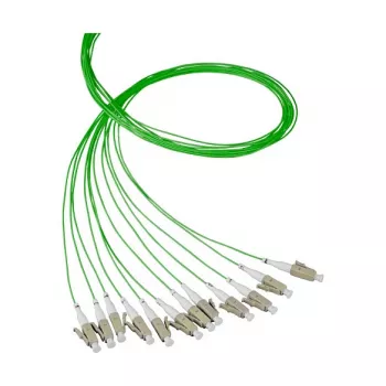 EFB Elektronik Pigtail de fibra LC 50/125 µm OM4, Erika Violet, 2 m