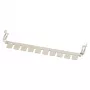 EFB-Elektronik Barra de ligação à terra 2/10 para rack de 19 polegadas, ligação equipotencial, cobre, 482,6 mm