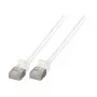 EFB-Elektronik Cabo de rede RJ45 Cat.6A U/FTP TPE 4mm ultraflexível branco 2m