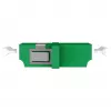 EFB Elektronik 53343.32 acoplador de fibra ótica LC/APC Duplex, OS2 monomodo, verde, com obturador