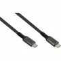 GoodConnections Cabo USB-C 2.0 (ST-ST) 0,5m entrançado 240W antracite