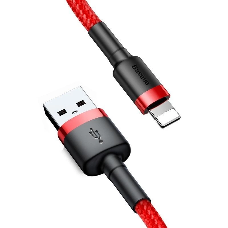 Baseus CALKLF-C09 Cabo USB-A para Lightning 2 m vermelho