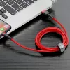 Baseus CALKLF-C09 Cabo USB-A para Lightning 2 m vermelho