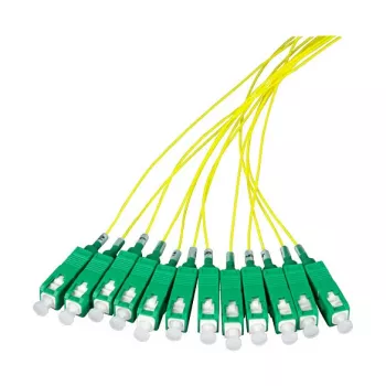 EFB Elektronik Pigtail de fibra SC-APC8° 9/125µm OS2 amarelo, 2m