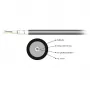 EFB Electronics Cabo de fibra ótica exterior A-DQ(ZN)B2Y 4x12G 50/125µm OM3 PE preto (48 fibras)