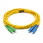 EFB-ELEKTRONIK Cabo Patch de Fibra Ótica LC/APC para LC/UPC Monomodo OS2 9/125µm 5m Amarelo