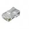 EFB-Elektronik Ficha Modular RJ45 UTP E-MO 8/8 SR, 100 unid., transparente