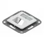 EasyLan Suporte de Módulos preLink / fixLink, 2x Keystone com Placa Central 9x31,8 mm RAL 9010 (CKVD1D1)